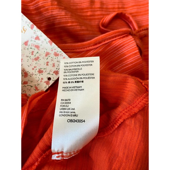 Free People High/Low Tank Scarlet Ibis Combo XS - Picture 12 of 12